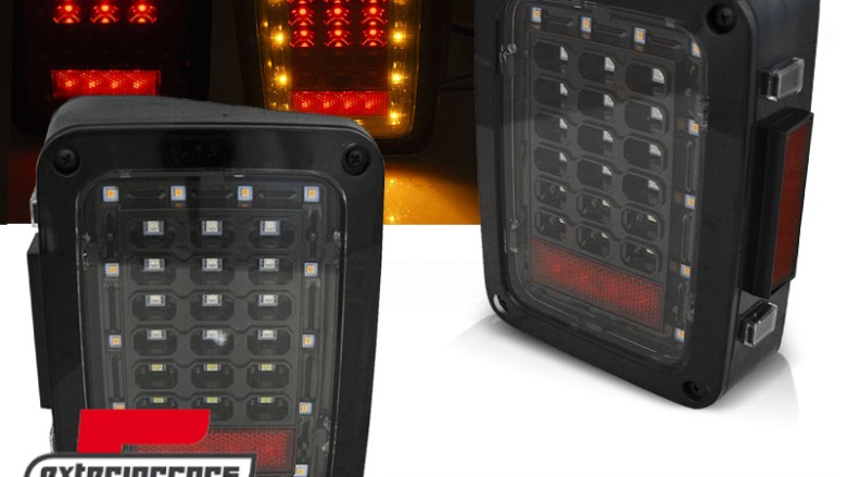 Full LED stražnja svjetla (crna) / Jeep Wrangler JK (2007-2017), LDCH25