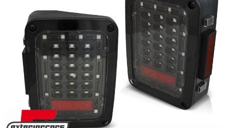 Full LED stražnja svjetla (crna) / Jeep Wrangler JK (2007-2017), LDCH25