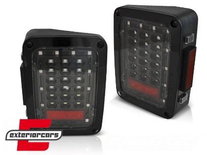 Full LED stražnja svjetla (crna) / Jeep Wrangler JK (2007-2017), LDCH25