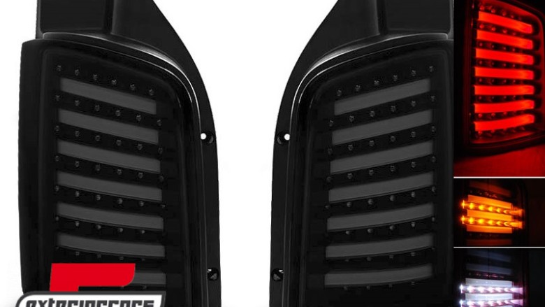 Full LED stražnja svjetla (crna/smoke) / Volkswagen T5 (04.2003-2015), LDVWA7