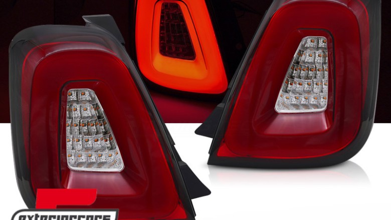 Full LED stražnja svjetla (crvena) / Fiat 500 Hatchback Cabrio (2015-2020), LDFI06