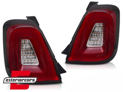 Full LED stražnja svjetla (crvena) / Fiat 500 Hatchback Cabrio (2015-2020), LDFI06