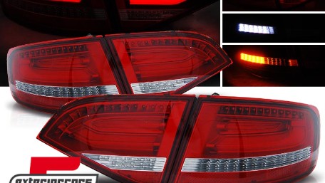 Full LED stražnja svjetla (crvena/kristal) / Audi A4 B8 8K karavan (2008-2011), LDAUA5