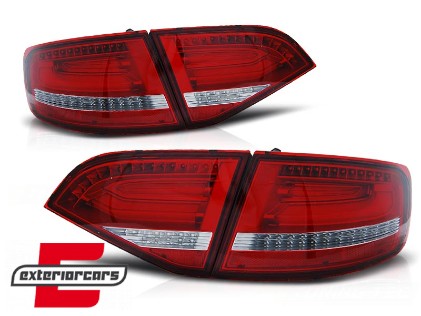 Full LED stražnja svjetla (crvena/kristal) / Audi A4 B8 8K karavan (2008-2011), LDAUA5