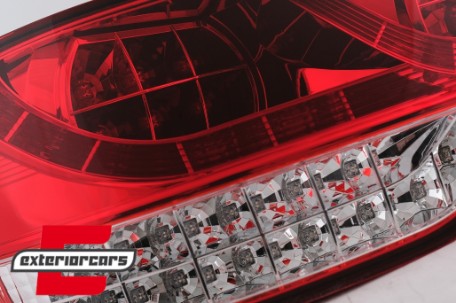 Full LED stražnja svjetla (crvena/kristal) / Audi Q7 4L (2006-2009), LDAU57