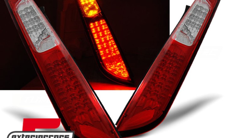 Full LED stražnja svjetla (crvena/kristal) / Ford Focus Mk2 Hatchback (2008-2011) Facelift, LDFO32