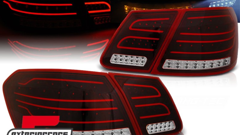 Full LED stražnja svjetla (crvena/kristal) / Mercedes E-klasa W212 limuzina (2009-2013), LDME87