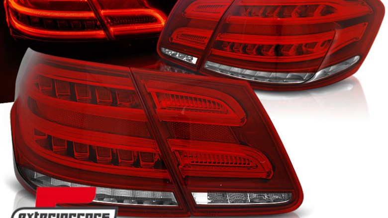 Full LED stražnja svjetla (crvena/kristal) / Mercedes E-klasa W212 limuzina (2009-2013), LDME97