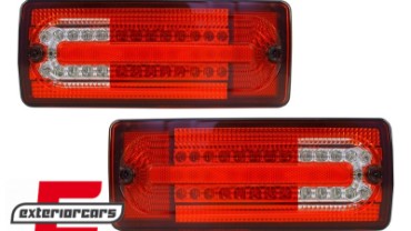 Full LED stražnja svjetla (crvena/kristal) / Mercedes G-klasa W463 (1989-2015), TLMBW463RC