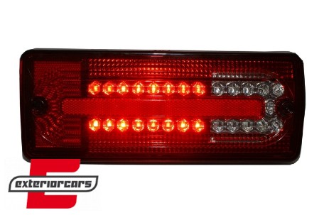 Full LED stražnja svjetla (crvena/kristal) / Mercedes G-klasa W463 (1989-2015), TLMBW463RC