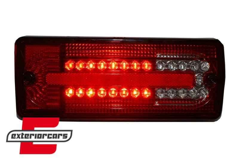 Full LED stražnja svjetla (crvena/kristal) / Mercedes G-klasa W463 (1989-2015), TLMBW463RC