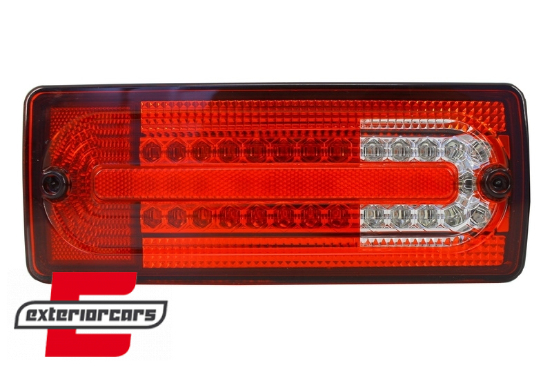 Full LED stražnja svjetla (crvena/kristal) / Mercedes G-klasa W463 (1989-2015), TLMBW463RC