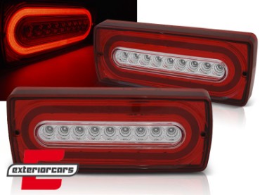 Full LED stražnja svjetla (crvena/kristal)  / Mercedes G-klasa W463 (1990-2012), LDMEB0