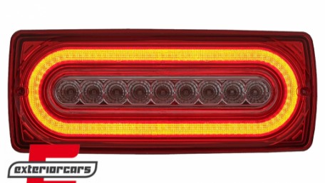 Full LED stražnja svjetla (crvena/kristal)  / Mercedes G-klasa W463 (1990-2012), LDMEB0