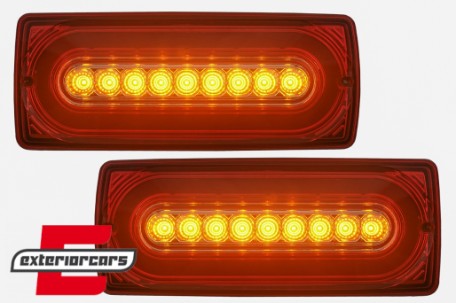 Full LED stražnja svjetla (crvena/kristal)  / Mercedes G-klasa W463 (1990-2012), LDMEB0