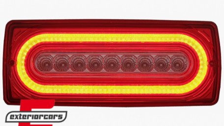 Full LED stražnja svjetla (crvena/kristal)  / Mercedes G-klasa W463 (1990-2012), LDMEB0
