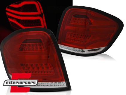 Full LED stražnja svjetla (crvena/kristal) / Mercedes ML klasa W164 Facelift (2009-2011), LDMEC1