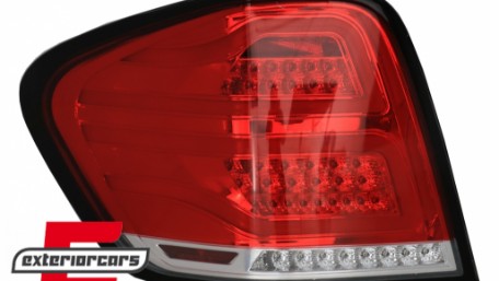 Full LED stražnja svjetla (crvena/kristal) / Mercedes ML klasa W164 Facelift (2009-2011), LDMEC1
