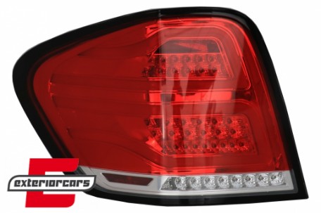 Full LED stražnja svjetla (crvena/kristal) / Mercedes ML klasa W164 Facelift (2009-2011), LDMEC1