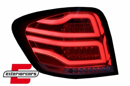 Full LED stražnja svjetla (crvena/kristal) / Mercedes ML klasa W164 Facelift (2009-2011), LDMEC1