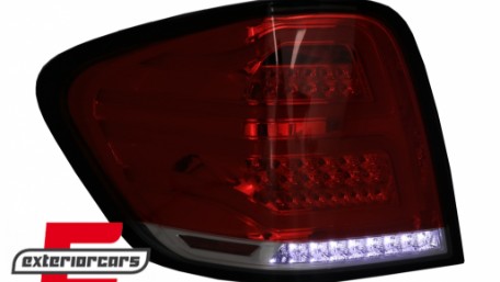 Full LED stražnja svjetla (crvena/kristal) / Mercedes ML klasa W164 Facelift (2009-2011), LDMEC1
