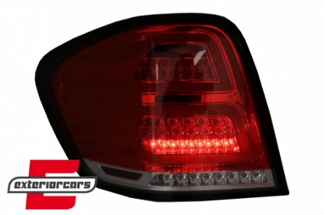 Full LED stražnja svjetla (crvena/kristal) / Mercedes ML klasa W164 Facelift (2009-2011), LDMEC1