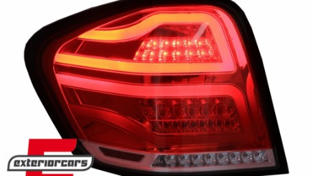 Full LED stražnja svjetla (crvena/kristal) / Mercedes ML klasa W164 Facelift (2009-2011), LDMEC1