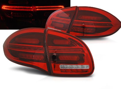 Full LED stražnja svjetla (crvena/kristal) / Porsche Cayenne 958 (2010-2014), LDPO29