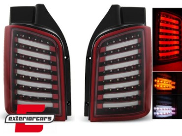 Full LED stražnja svjetla (crvena/kristal) / Volkswagen T5 (04.2003-2015), LDVW88