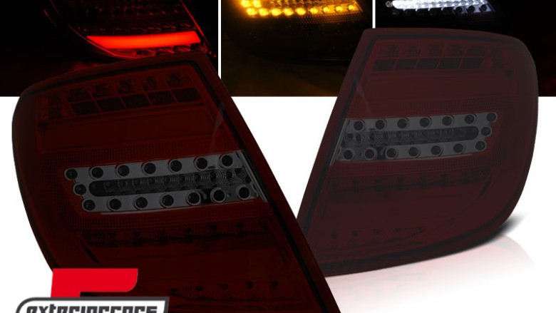 Full LED stražnja svjetla (crvena/smoke) / Mercedes C-klasa S204 karavan (2007-2010), LDME84
