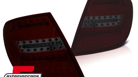 Full LED stražnja svjetla (crvena/smoke) / Mercedes C-klasa S204 karavan (2007-2010), LDME84