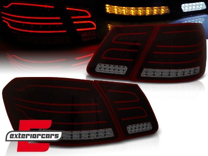 Full LED stražnja svjetla (crvena/smoke) / Mercedes E-klasa W212 limuzina (2009-2013), LDME88