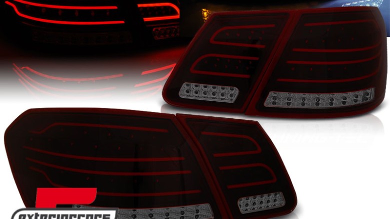 Full LED stražnja svjetla (crvena/smoke) / Mercedes E-klasa W212 limuzina (2009-2013), LDME88