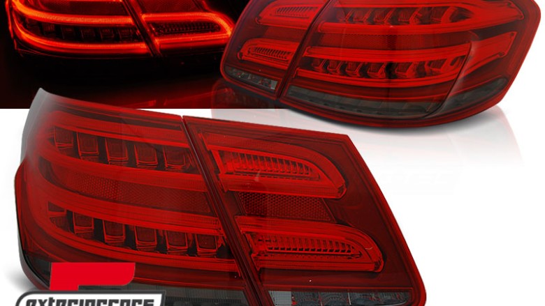 Full LED stražnja svjetla (crvena/smoke) / Mercedes E-klasa W212 limuzina (2009-2013), LDME98