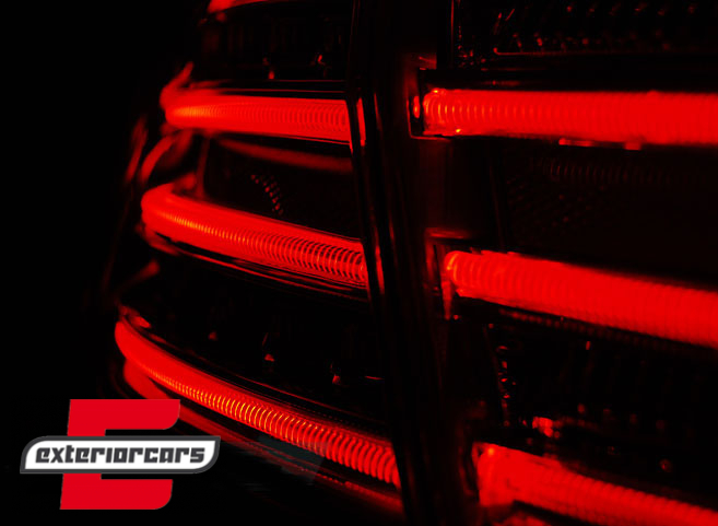 Full LED stražnja svjetla (crvena/smoke) / Mercedes E-klasa W212 limuzina (2009-2013), LDME98