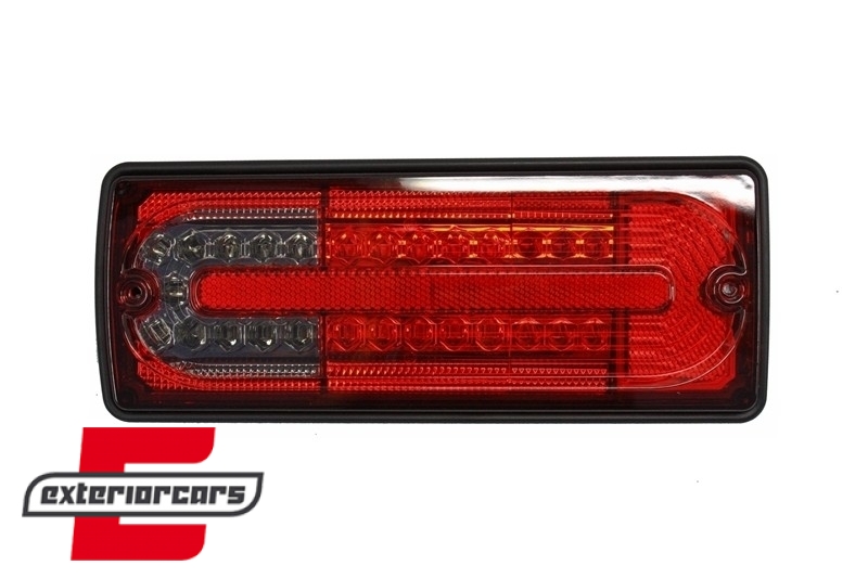 Full LED stražnja svjetla (crvena/smoke) / Mercedes G-klasa W463 (1989-2015), TLMBW463RS