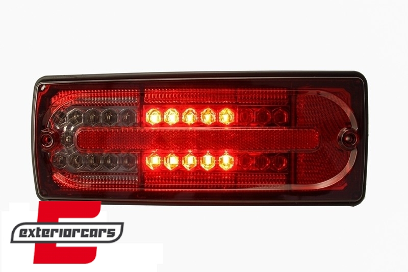 Full LED stražnja svjetla (crvena/smoke) / Mercedes G-klasa W463 (1989-2015), TLMBW463RS