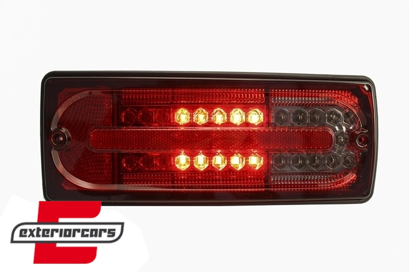 Full LED stražnja svjetla (crvena/smoke) / Mercedes G-klasa W463 (1989-2015), TLMBW463RS