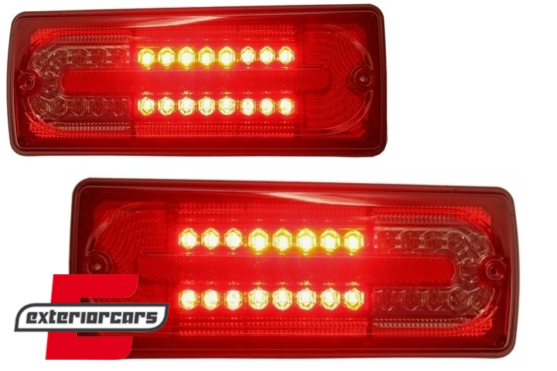 Full LED stražnja svjetla (crvena/smoke) / Mercedes G-klasa W463 (1989-2015), TLMBW463RS