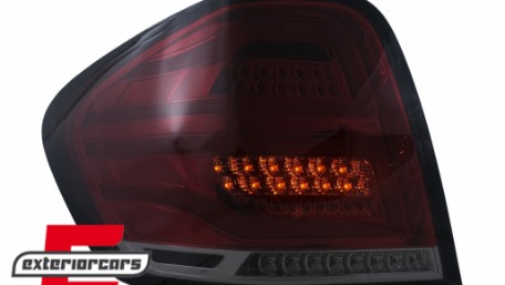 Full LED stražnja svjetla (crvena/smoke) / Mercedes ML klasa W164 Facelift (2009-2011), LDMEC2