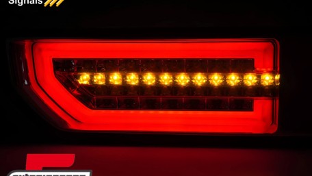Full LED stražnja svjetla Dinamički Sekvencijalni žmigavci (chrome) / Suzuki Jimny IV (2018-), LDSI18