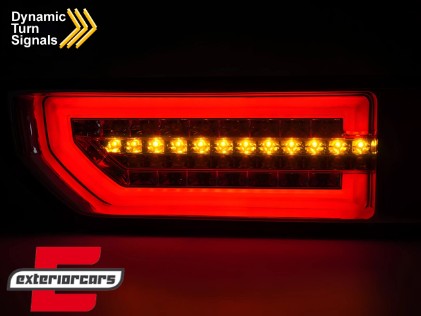 Full LED stražnja svjetla Dinamički Sekvencijalni žmigavci (chrome) / Suzuki Jimny IV (2018-), LDSI18