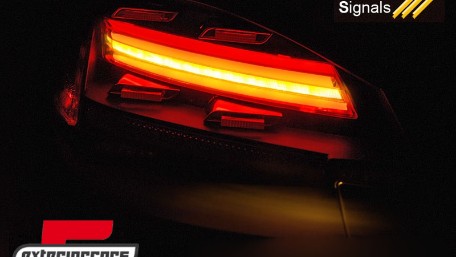 Full LED stražnja svjetla Dinamički Sekvencijalni žmigavci (crna) / PORSCHE BOXSTER CAYMAN (09-12), LDPO22