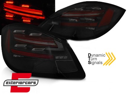 Full LED stražnja svjetla Dinamički Sekvencijalni žmigavci (crna/smoke) / PORSCHE BOXSTER/CAYMAN (09-12), LDPO23