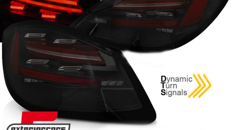 Full LED stražnja svjetla Dinamički Sekvencijalni žmigavci (crna/smoke) / PORSCHE BOXSTER/CAYMAN (09-12), LDPO23