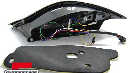 Full LED stražnja svjetla Dinamički Sekvencijalni žmigavci (crna/smoke) / PORSCHE BOXSTER/CAYMAN (09-12), LDPO23