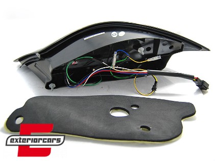 Full LED stražnja svjetla Dinamički Sekvencijalni žmigavci (crna/smoke) / PORSCHE BOXSTER/CAYMAN (09-12), LDPO23