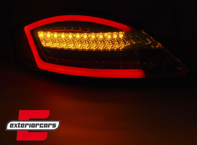 Full LED stražnja svjetla Dinamički Sekvencijalni žmigavci (crvena/kristal) / PORSCHE BOXSTER CAYMAN (05-08), LDPO08