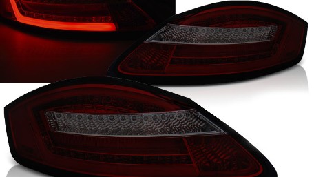 Full LED stražnja svjetla Dinamički Sekvencijalni žmigavci (crvena/smoke) / PORSCHE BOXSTER CAYMAN (05-08), LDPO09