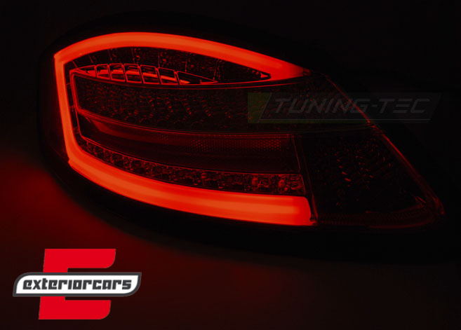 Full LED stražnja svjetla Dinamički Sekvencijalni žmigavci (smoke) / PORSCHE BOXSTER CAYMAN (05-08), LDPO10